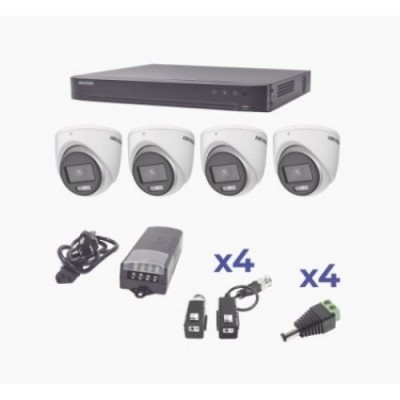 KIT COLORVU TURBOHD HIKVISION KH1080P4EC